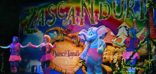 Zascanduri, espectáculo infantil de música y baile