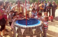 Los niños de Logroño estrenan el Pozo de Los Chupetes
