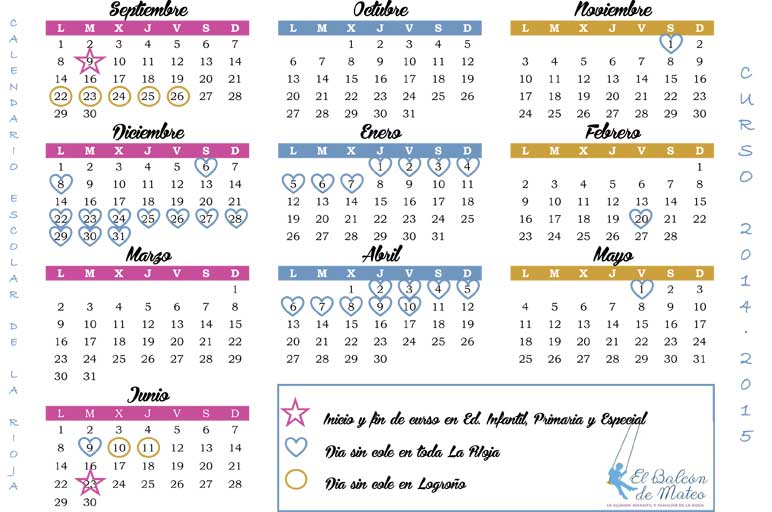 Calendario-escolar-La Rioja 14-15