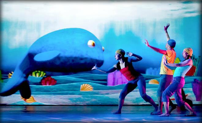 Danza infantil en 3D en Riojaforum: “Ballenas, historias de gigantes”