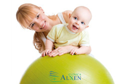 Clase de gimnasia para bebés (0-18 meses) en Clínica Alxen