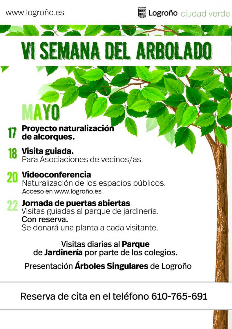 semana del arbolado Logrono