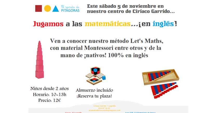 Let´s Maths! Matemáticas en inglés en los talleres de El Secreto de Pitágoras