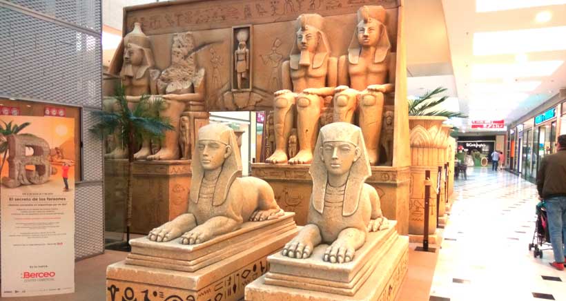 Un templo egipcio en el CC Berceo para pequeños arqueólogos