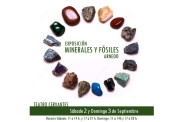 Exposición de minerales en el Teatro Cervantes de Arnedo