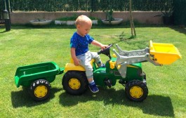 Si tu hijo se vuelve loco con un tractor… ¡Ponte en ruta!