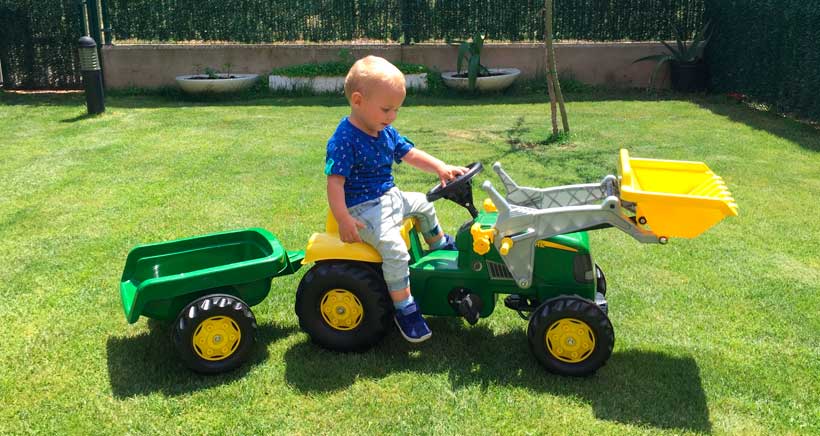 Si tu hijo se vuelve loco con un tractor… ¡Ponte en ruta!