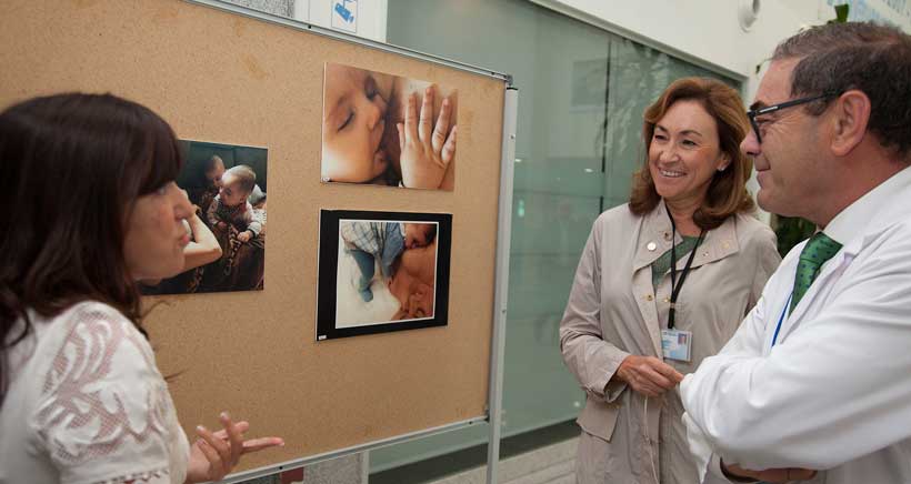 El San Pedro acoge una exposición de fotografías reales de lactancia