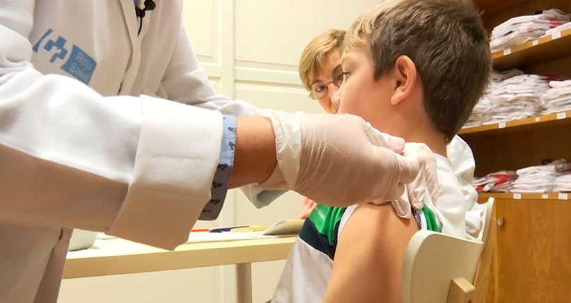Salud vacuna ya la última dosis contra el tétanos, la difteria y la tosferina