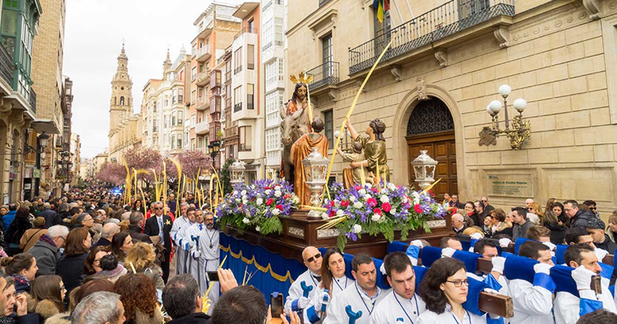 Programa de procesiones de la Semana Santa de Logroño 2022