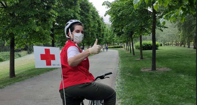 Cruz Roja Juventud patrulla las calles para educar en salud a los niños