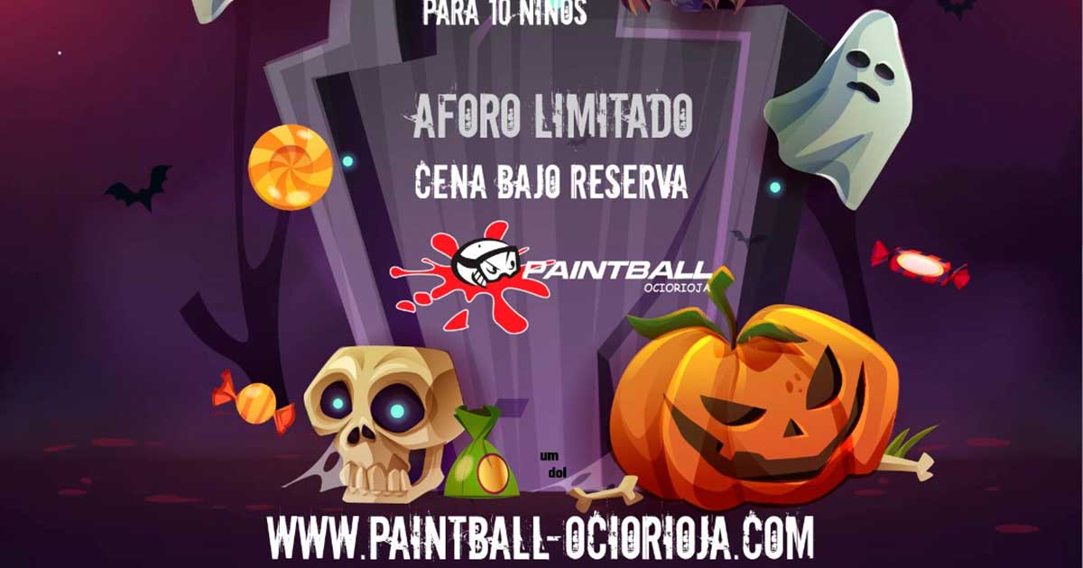 Fiesta de Halloween en Paintball Ocio Rioja