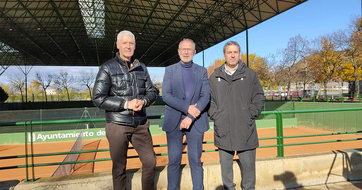 Logroño Deporte invertirá 85.000 euros en las nuevas pistas de tenis de Las Norias