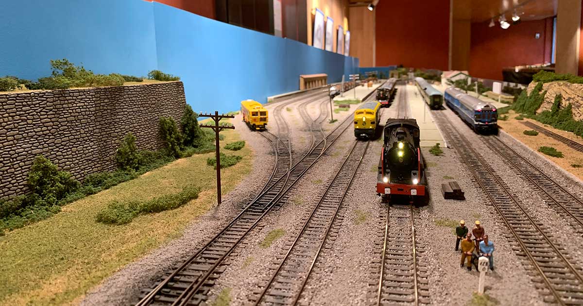 Exposición de trenes en miniatura en La Merced