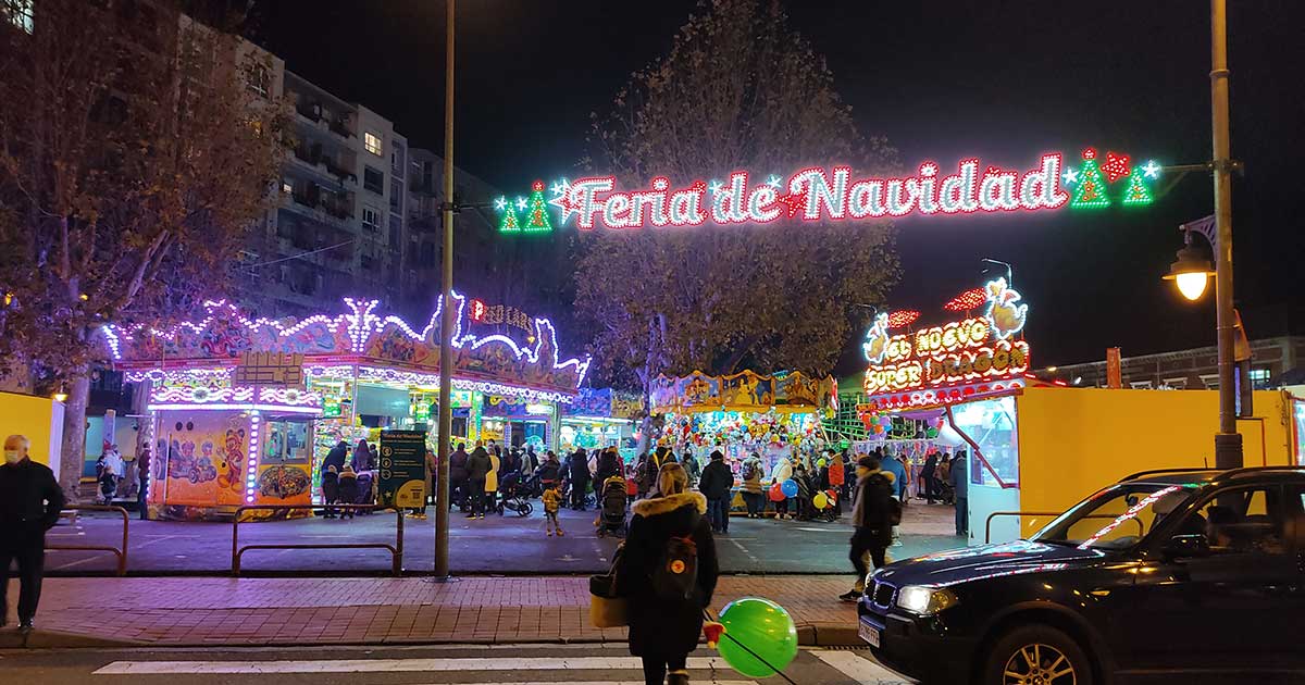 Horario de la Feria de la Navidad (junto a fuente de Murrieta)