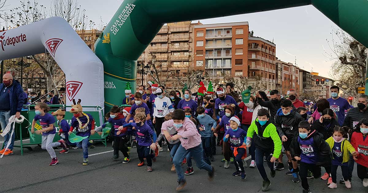 Más de 2.400 participantes en la San Silvestre de Logroño 2021