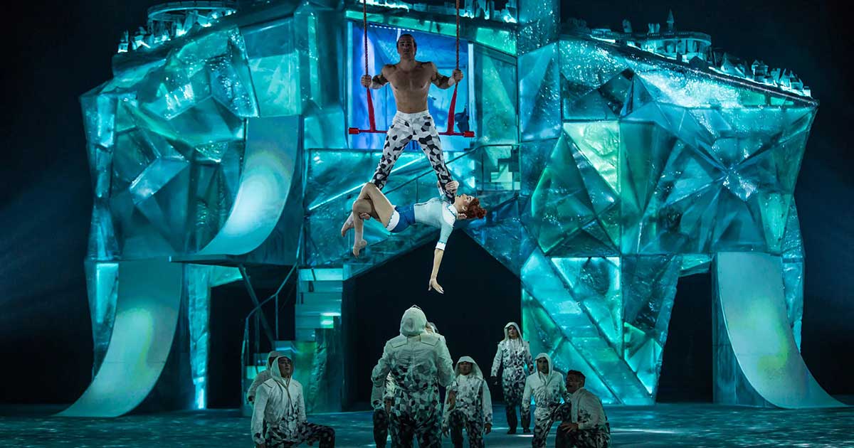 El Circo del Sol actuará en Pamplona en Navidad con ‘Crystal’, un espectáculo sobre hielo