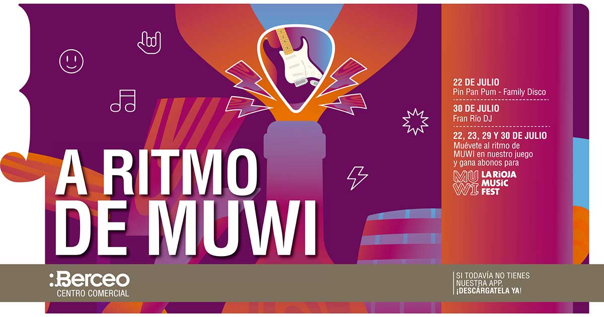 El Festival MUWI sonará en el Centro Comercial Berceo