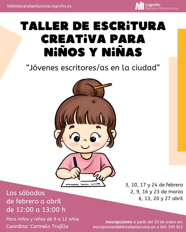 taller-infantil-de-escritura-creativa-biblioteca-rafael-azcona