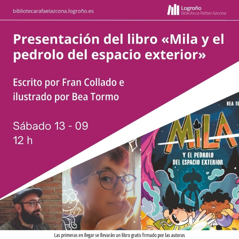 Presentación Mila y el pedrolo del espacio exterior