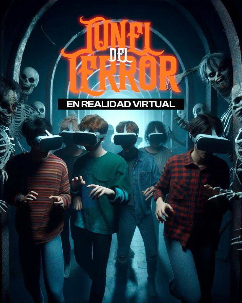 Halloween Parque rioja Tunel terror