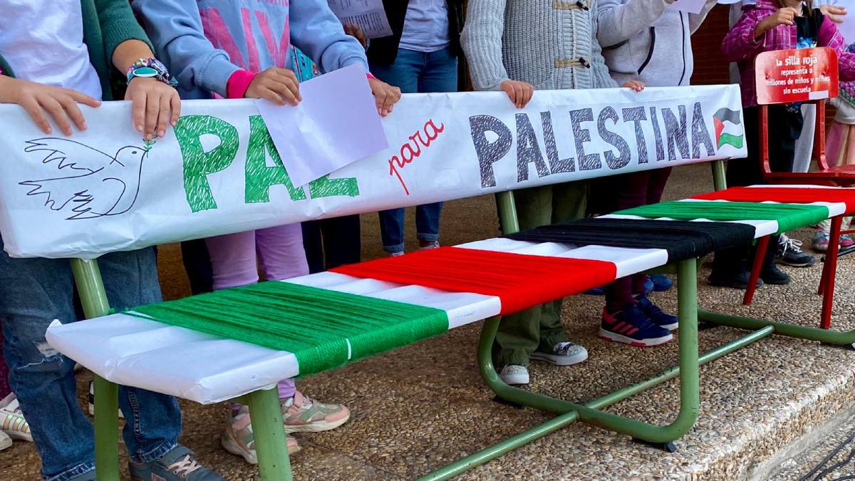 Jornada educacion por Palestina CEIP Caballero de La Rosa