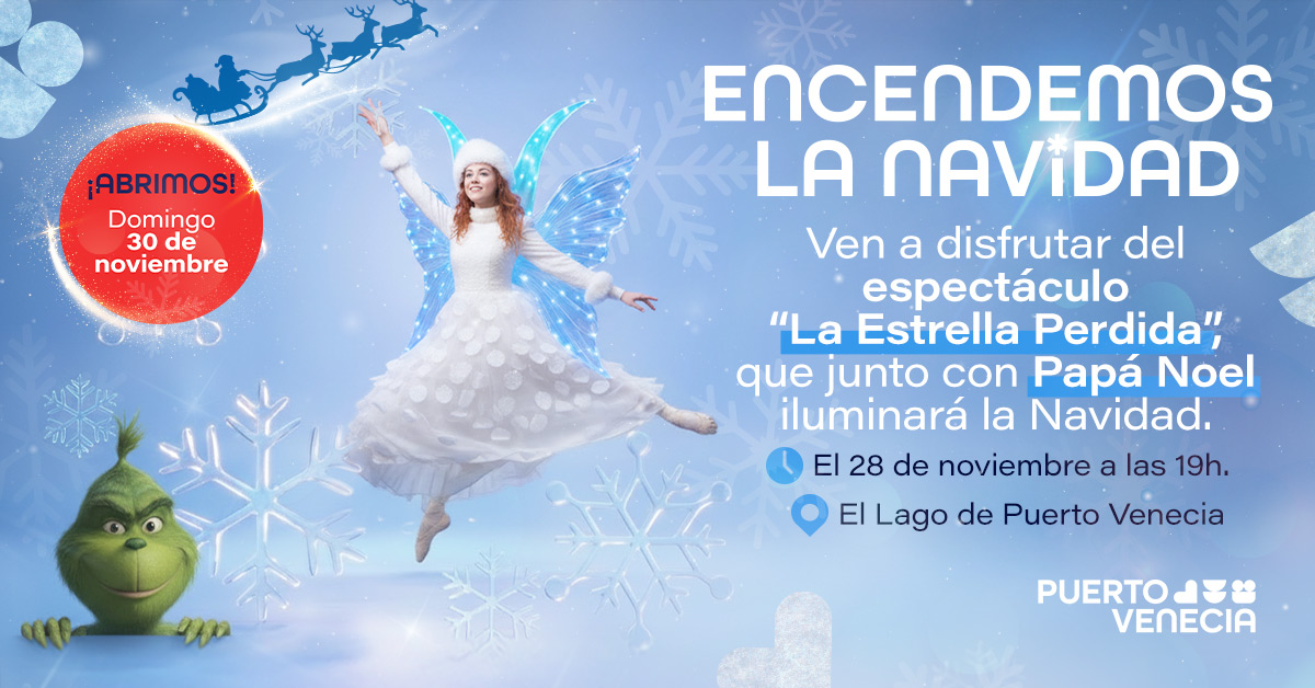 encendido luces navidad puerto venecia