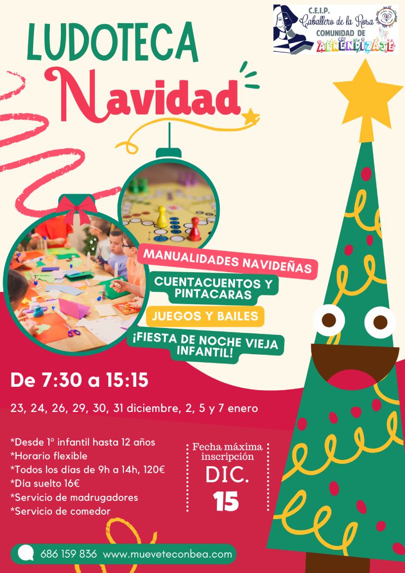LUDOTECA NAVIDAD Muevete con Bea 25-26
