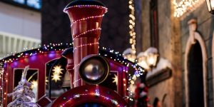 tren de la Navidad